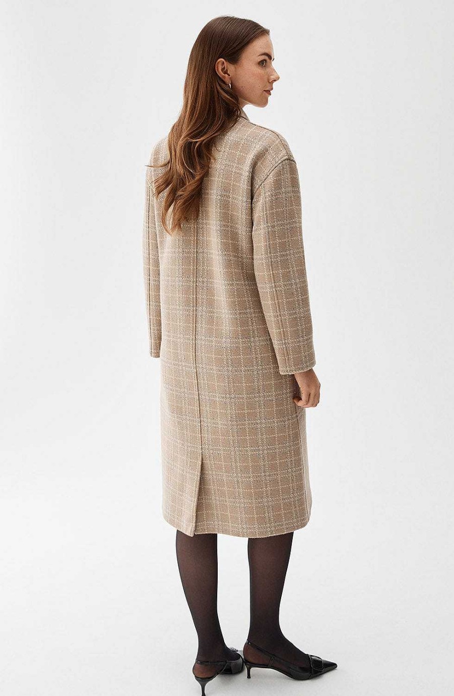 Women BUSNEL Coats & Jackets | Bibi Coat Toffee Check
