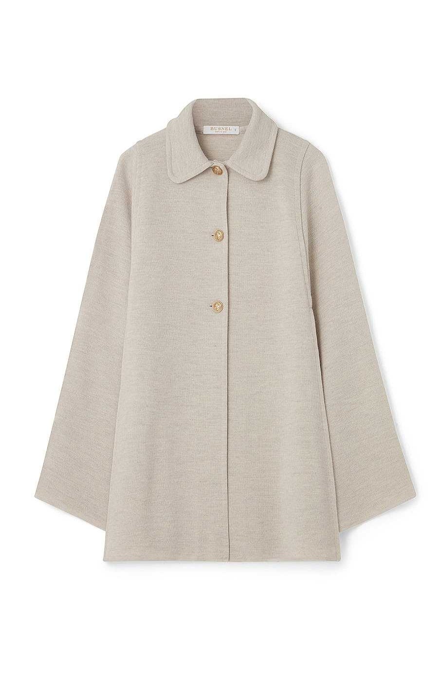 Women BUSNEL Capes & Ponchos | Minou Cape Cloud White