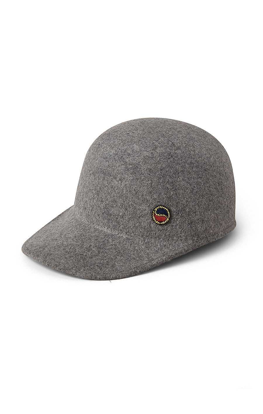 Women BUSNEL Hats | Trishia Felted Cap Grey Melange