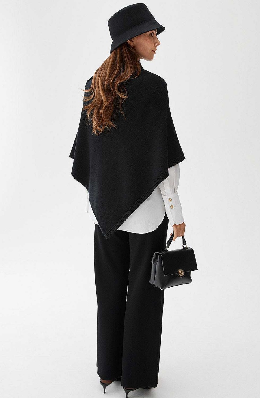 Women BUSNEL Capes & Ponchos | Randy Poncho Black